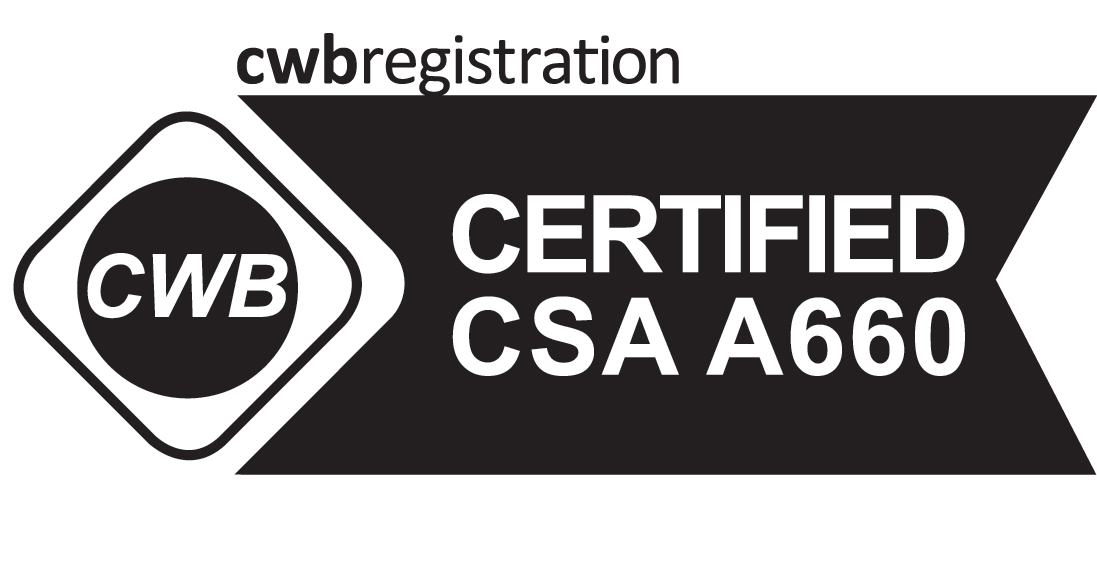 enregistrement du cwb certifié CSA A660