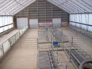 VP Series 100 x 140 Dairy Barn Fabric Structure