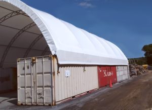 CC Series 42 x 60 Salt and Sand Fabric Structure