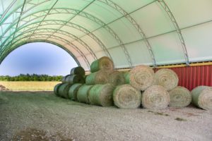 CC Series 42 x 80 Agriculture Storage Fabric Structure