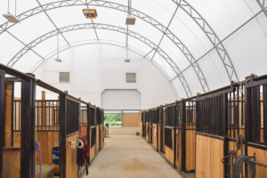 CC Series 52 x 110 Horse Stable Fabric Structure