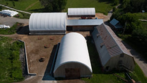CC Series 62 x 120 Agriculture Storage Fabric Structure