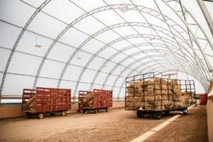 CC Series 62 x 156 Agriculture Storage Fabric Structure