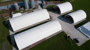 CC Series 60 x 144, 60 x 72 Agriculture Storage Fabric Structure