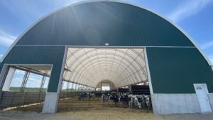 CC Series 62 x 250 Cattle Barn Fabric Structure