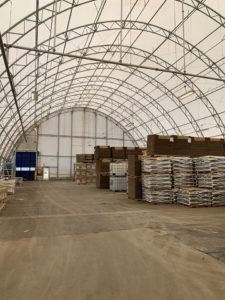 HT Series 82 x 140 Storage and Warehousing Fabric Structure