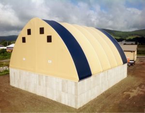 HT Series 60 x 72 Salt and Sand Fabric Structure