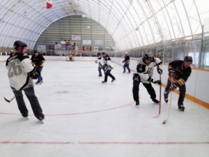 HT Series 82 x 200 Indoor Ice Rink fabric structure