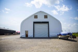 GB Series Fabric Structure on Concrete for Agriculture Storage