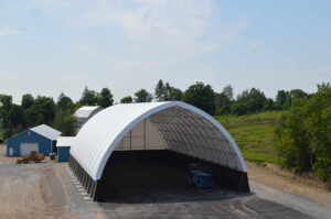 HT Series Fabric Structure for a Salt Shed