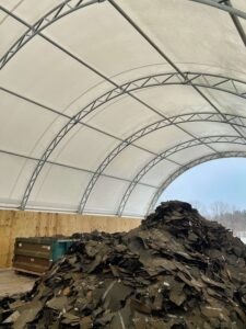 CC Series Fabric Structure for Waste & Recycling Uses