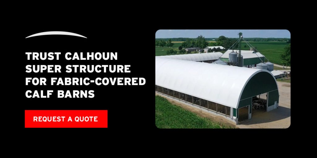 Trust Calhoun Super Structure For Fabric-Covered Calf Barns